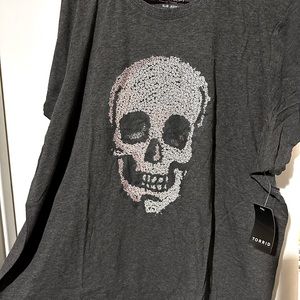Torrid  skull vintage super soft shirt